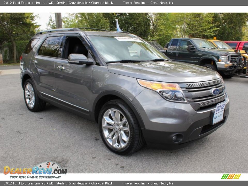 2012 Ford Explorer Limited 4WD Sterling Gray Metallic / Charcoal Black Photo #8