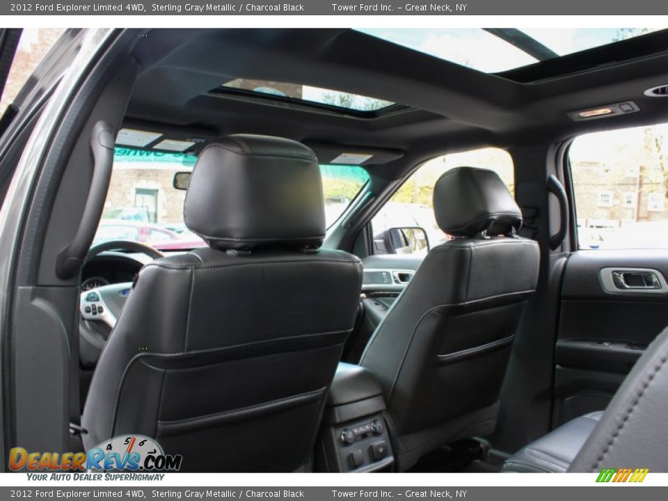 2012 Ford Explorer Limited 4WD Sterling Gray Metallic / Charcoal Black Photo #16