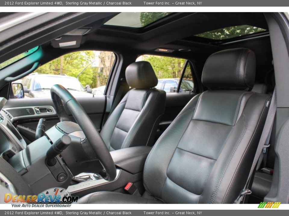 2012 Ford Explorer Limited 4WD Sterling Gray Metallic / Charcoal Black Photo #19