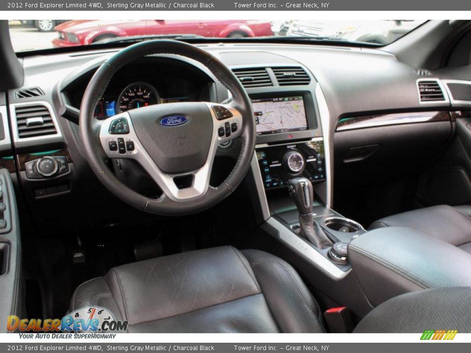 Charcoal Black Interior - 2012 Ford Explorer Limited 4WD Photo #25