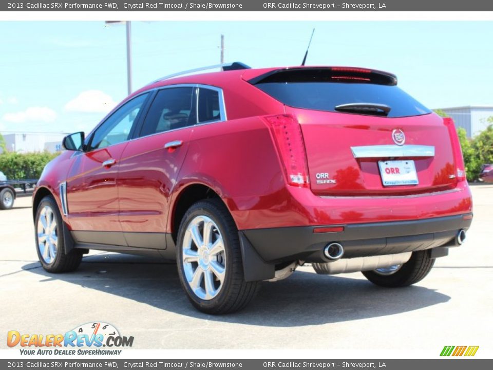2013 Cadillac SRX Performance FWD Crystal Red Tintcoat / Shale/Brownstone Photo #3