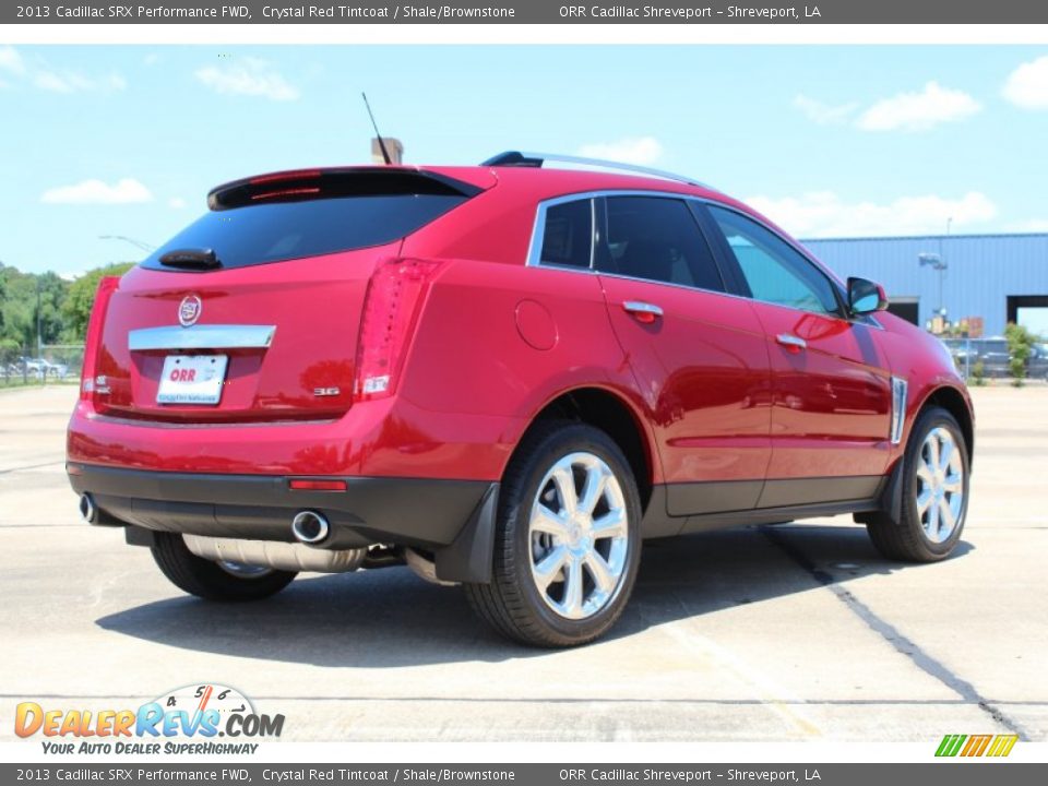 2013 Cadillac SRX Performance FWD Crystal Red Tintcoat / Shale/Brownstone Photo #4
