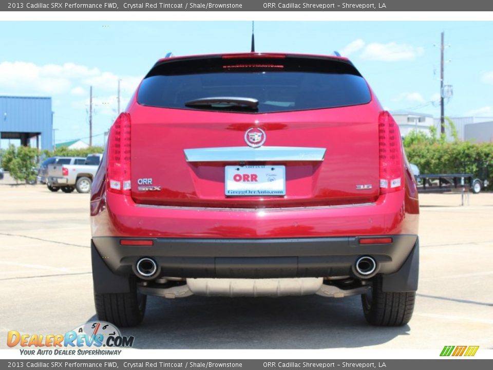 2013 Cadillac SRX Performance FWD Crystal Red Tintcoat / Shale/Brownstone Photo #8