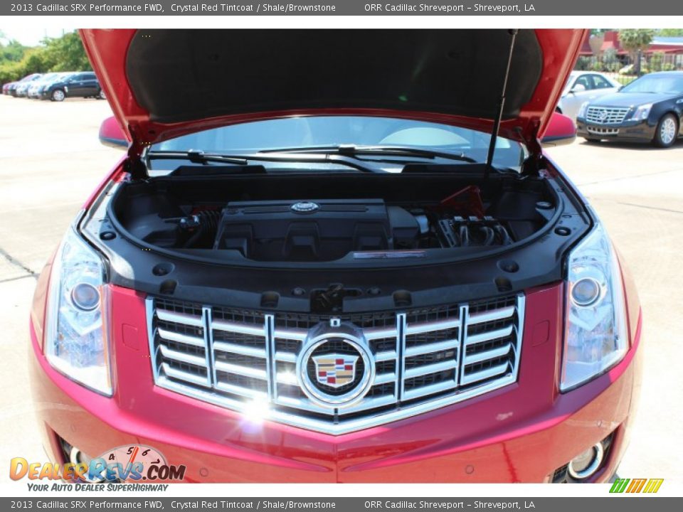 2013 Cadillac SRX Performance FWD Crystal Red Tintcoat / Shale/Brownstone Photo #10