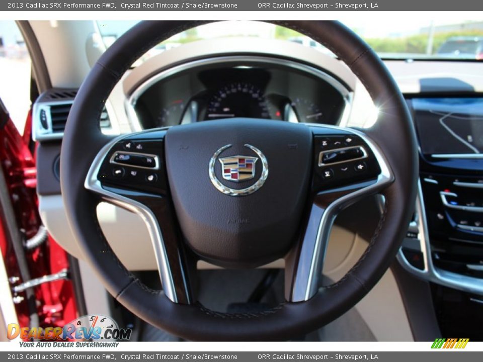 2013 Cadillac SRX Performance FWD Crystal Red Tintcoat / Shale/Brownstone Photo #14