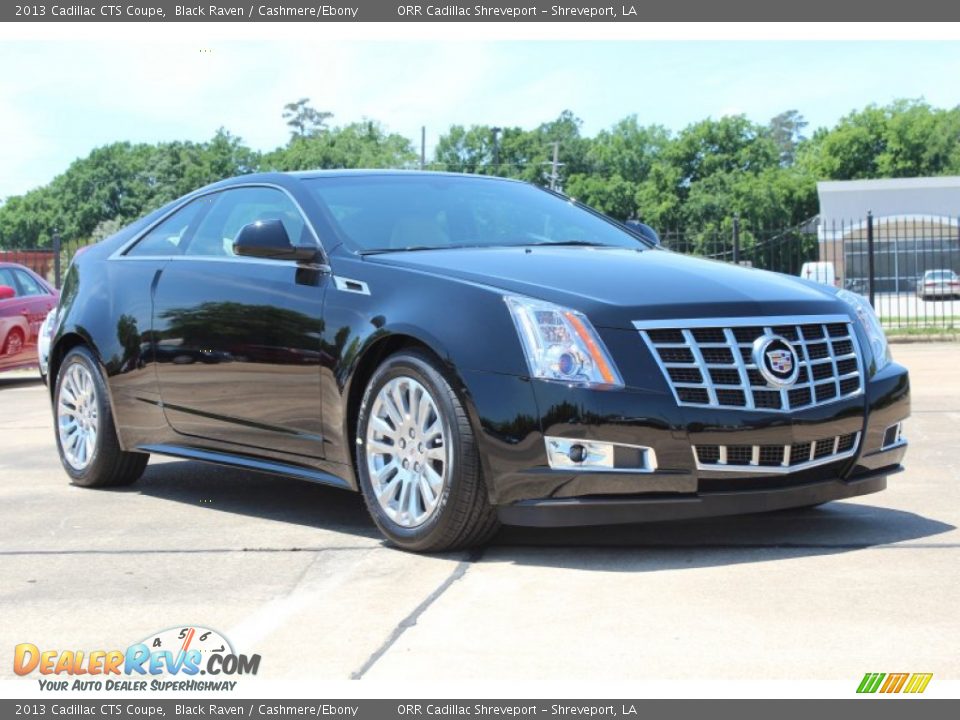 2013 Cadillac CTS Coupe Black Raven / Cashmere/Ebony Photo #1