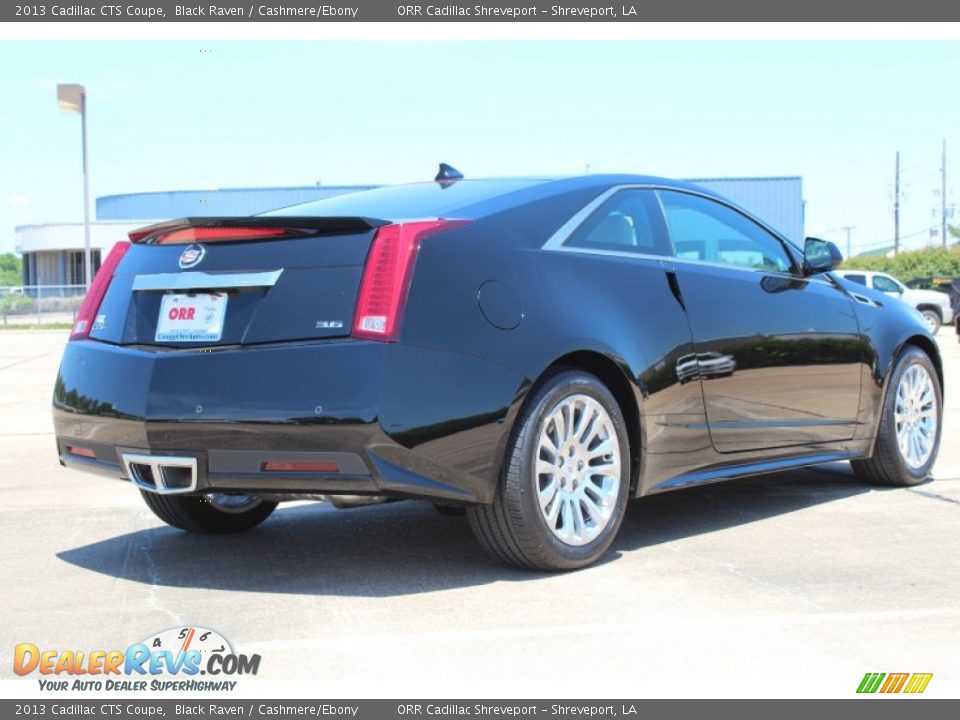 2013 Cadillac CTS Coupe Black Raven / Cashmere/Ebony Photo #4