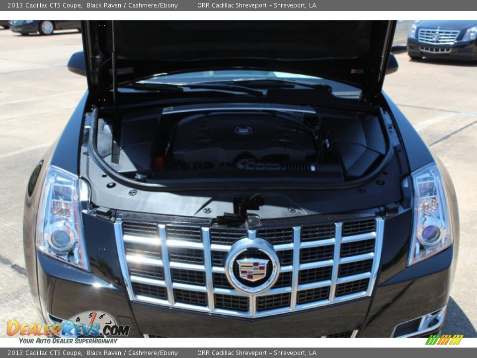 2013 Cadillac CTS Coupe Black Raven / Cashmere/Ebony Photo #9