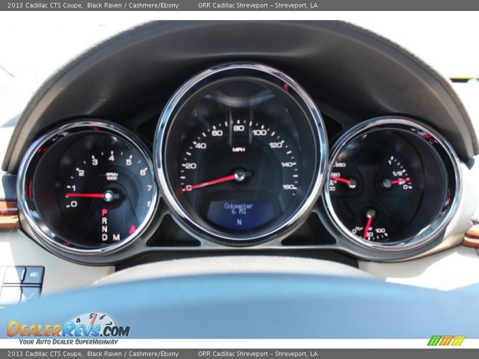2013 Cadillac CTS Coupe Gauges Photo #13