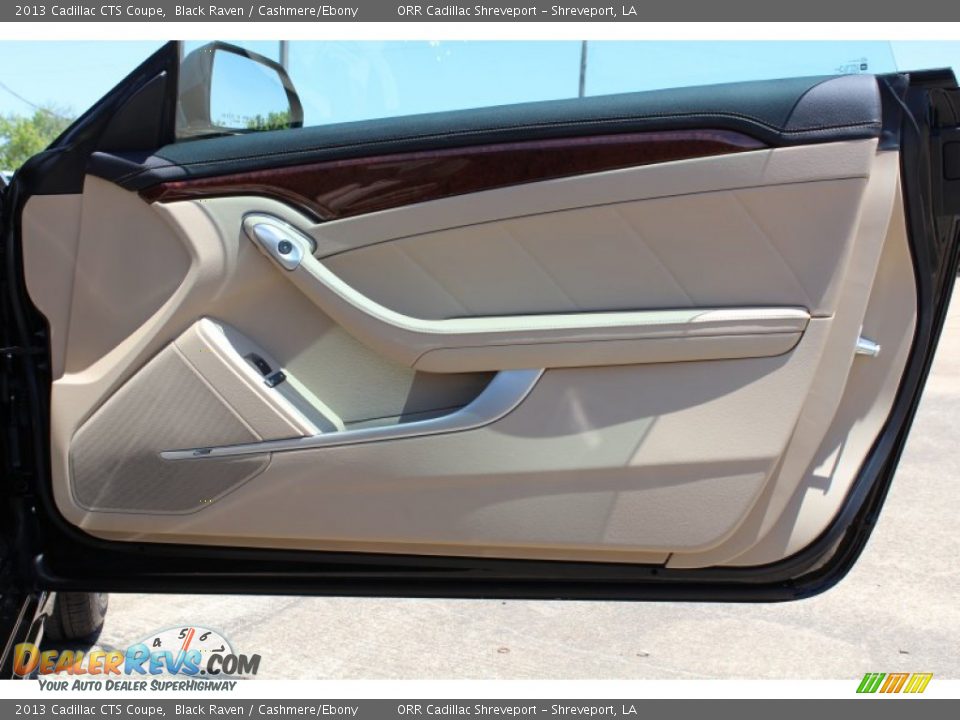 2013 Cadillac CTS Coupe Black Raven / Cashmere/Ebony Photo #17