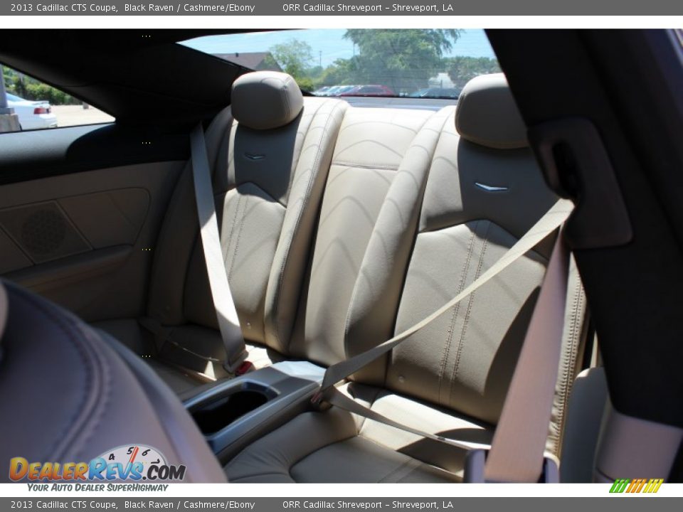 2013 Cadillac CTS Coupe Black Raven / Cashmere/Ebony Photo #19