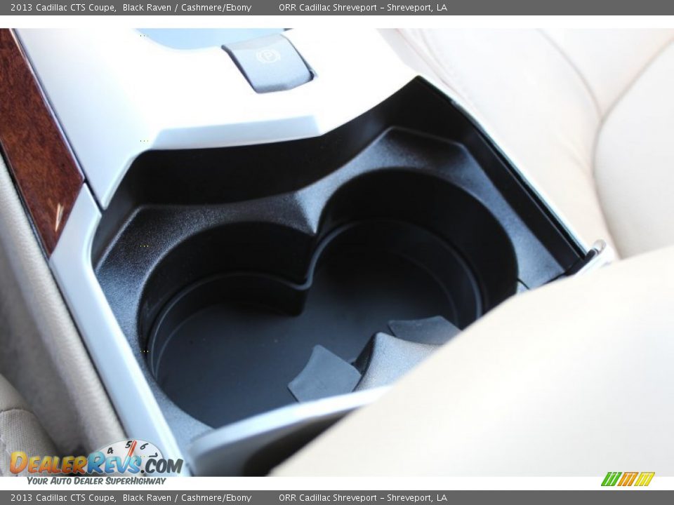 2013 Cadillac CTS Coupe Black Raven / Cashmere/Ebony Photo #25