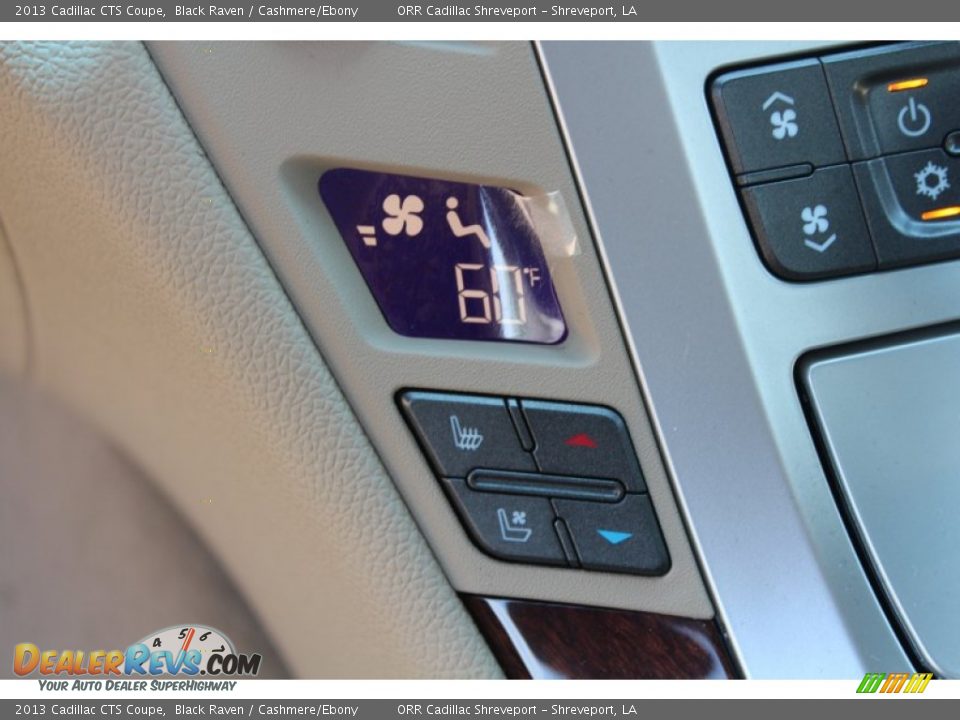 2013 Cadillac CTS Coupe Black Raven / Cashmere/Ebony Photo #29