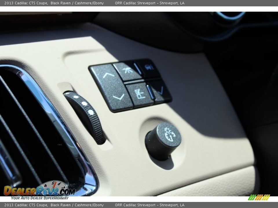 2013 Cadillac CTS Coupe Black Raven / Cashmere/Ebony Photo #31