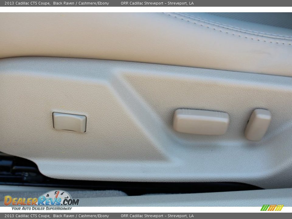 2013 Cadillac CTS Coupe Black Raven / Cashmere/Ebony Photo #32
