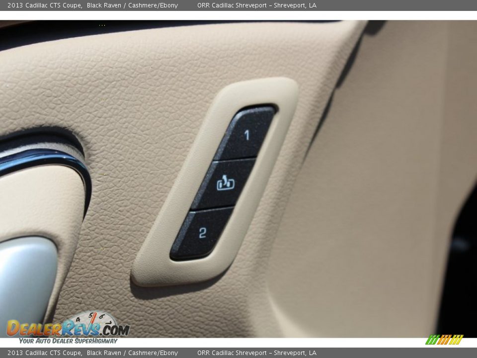 2013 Cadillac CTS Coupe Black Raven / Cashmere/Ebony Photo #34