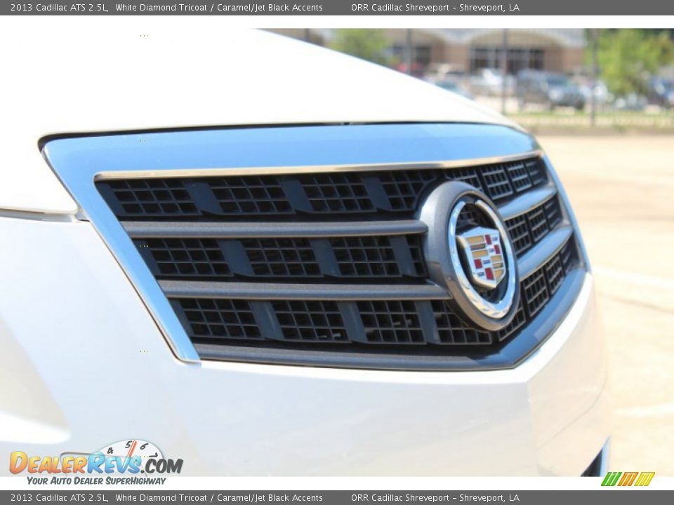 2013 Cadillac ATS 2.5L White Diamond Tricoat / Caramel/Jet Black Accents Photo #9