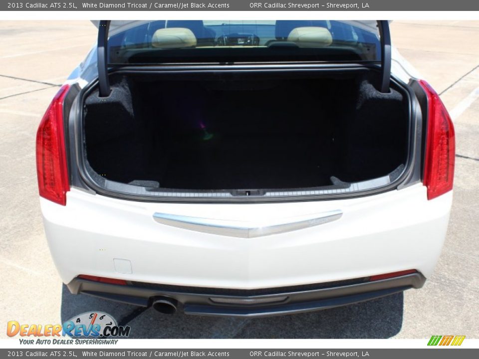 2013 Cadillac ATS 2.5L White Diamond Tricoat / Caramel/Jet Black Accents Photo #23