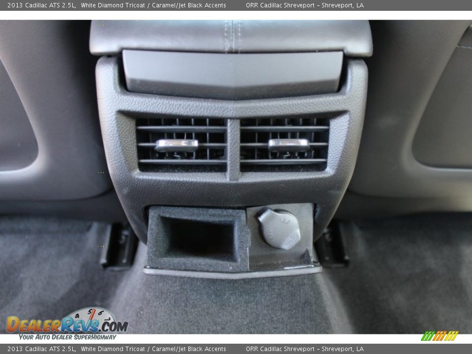 2013 Cadillac ATS 2.5L White Diamond Tricoat / Caramel/Jet Black Accents Photo #28