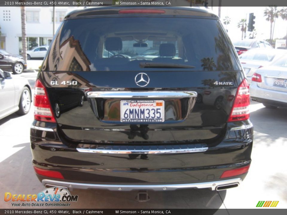 2010 Mercedes-Benz GL 450 4Matic Black / Cashmere Photo #3