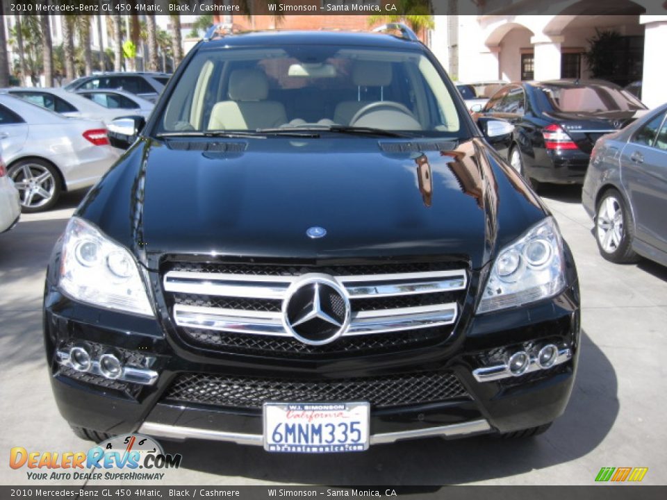 2010 Mercedes-Benz GL 450 4Matic Black / Cashmere Photo #6