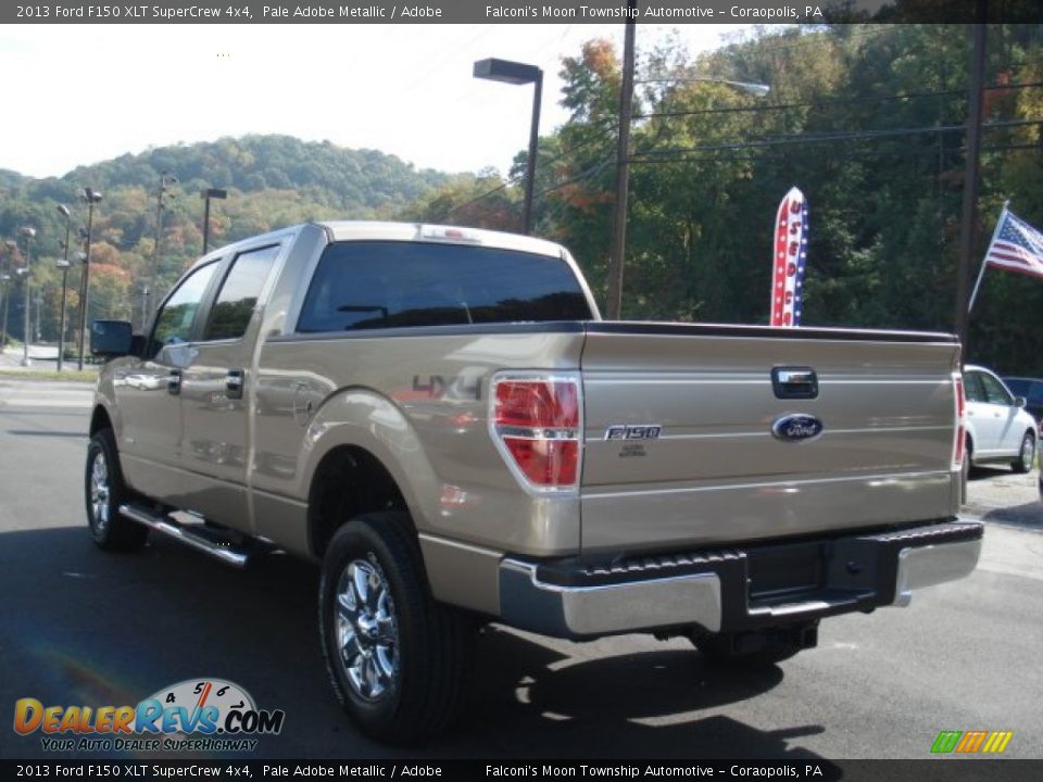 2013 Ford F150 XLT SuperCrew 4x4 Pale Adobe Metallic / Adobe Photo #6