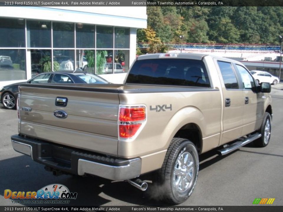 2013 Ford F150 XLT SuperCrew 4x4 Pale Adobe Metallic / Adobe Photo #8