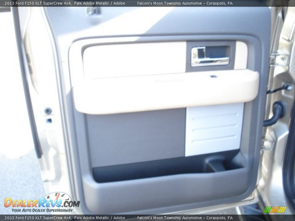 2013 Ford F150 XLT SuperCrew 4x4 Pale Adobe Metallic / Adobe Photo #14