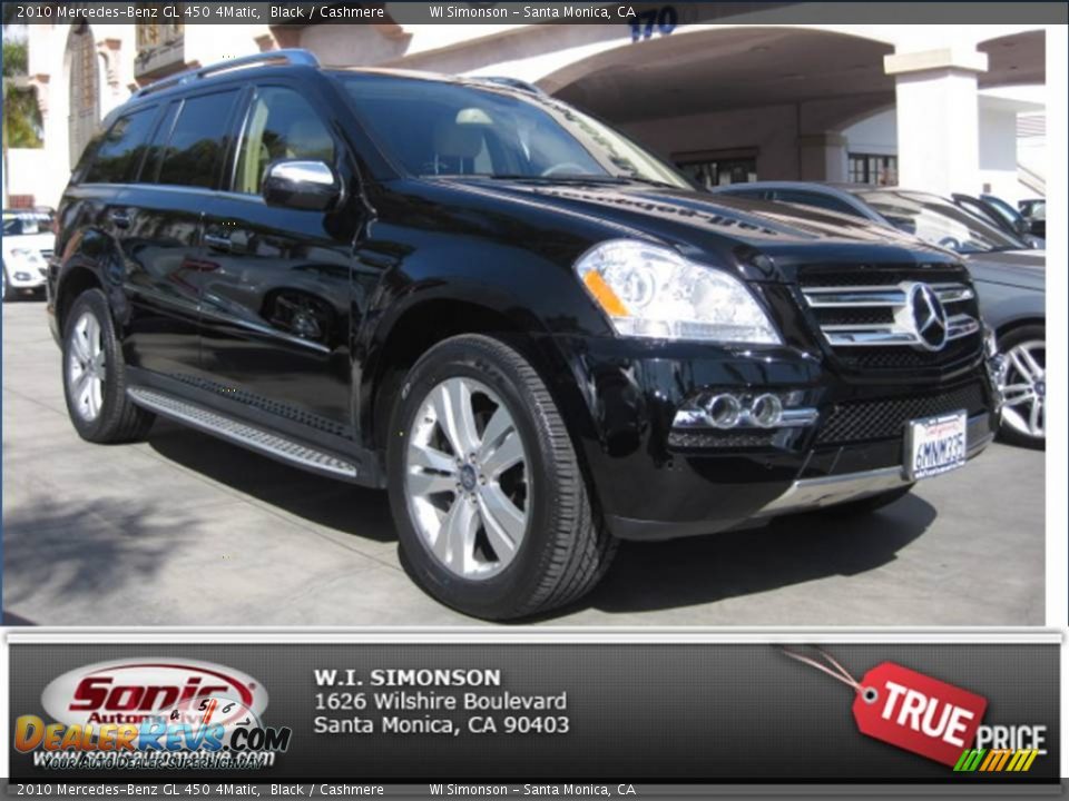 2010 Mercedes-Benz GL 450 4Matic Black / Cashmere Photo #23