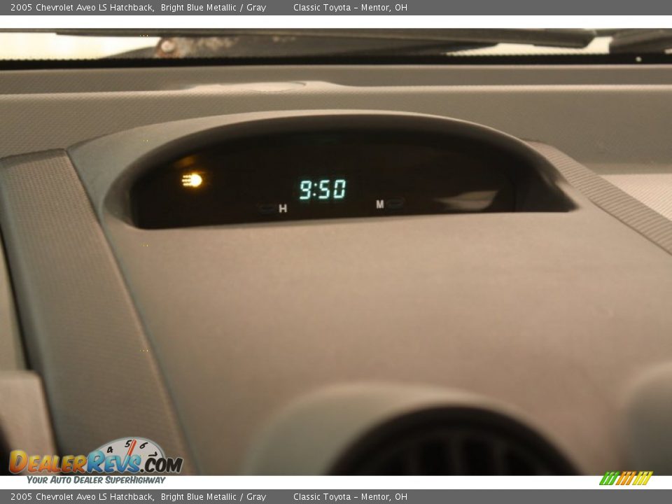 2005 Chevrolet Aveo LS Hatchback Bright Blue Metallic / Gray Photo #6