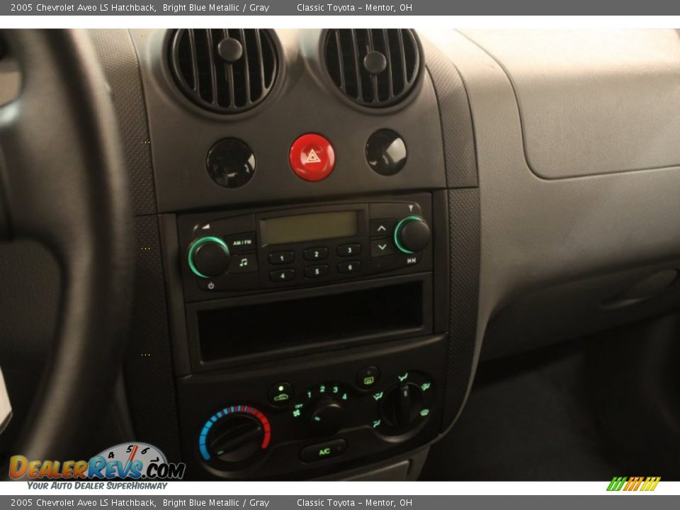 2005 Chevrolet Aveo LS Hatchback Bright Blue Metallic / Gray Photo #9