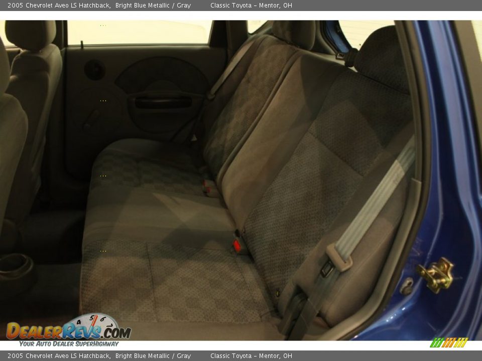 2005 Chevrolet Aveo LS Hatchback Bright Blue Metallic / Gray Photo #13