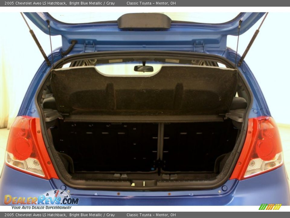 2005 Chevrolet Aveo LS Hatchback Bright Blue Metallic / Gray Photo #14