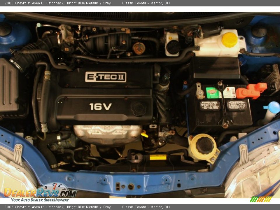 2005 Chevrolet Aveo LS Hatchback 1.6L DOHC 16V 4 Cylinder Engine Photo #15