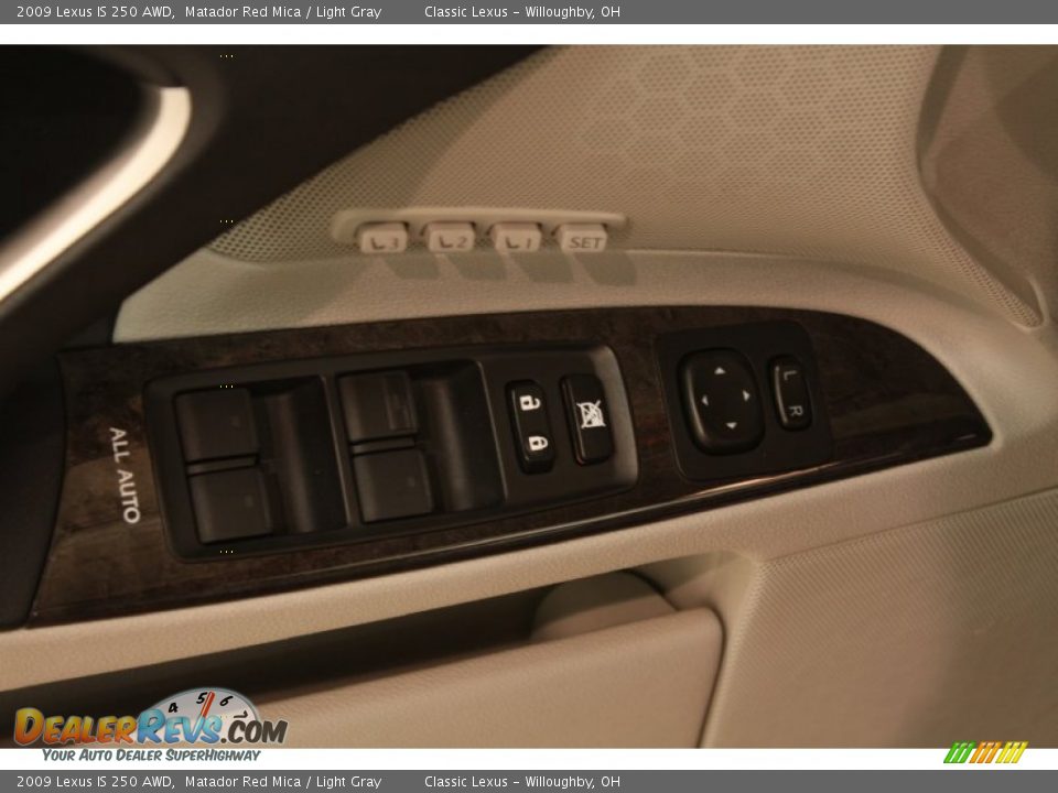 2009 Lexus IS 250 AWD Matador Red Mica / Light Gray Photo #5