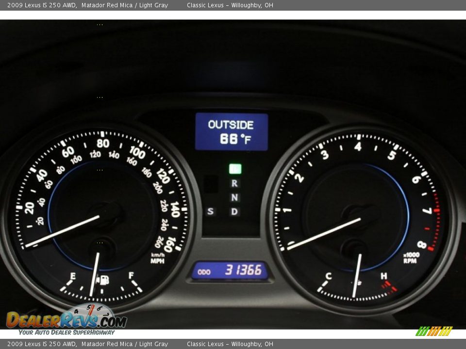 2009 Lexus IS 250 AWD Matador Red Mica / Light Gray Photo #9