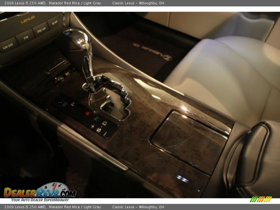 2009 Lexus IS 250 AWD Matador Red Mica / Light Gray Photo #21