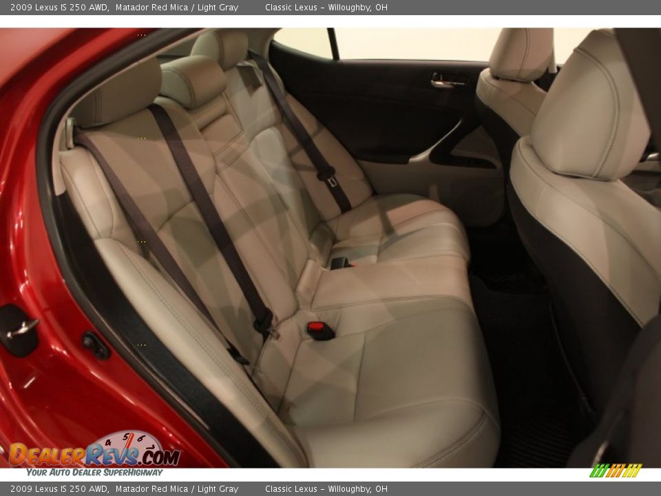2009 Lexus IS 250 AWD Matador Red Mica / Light Gray Photo #24