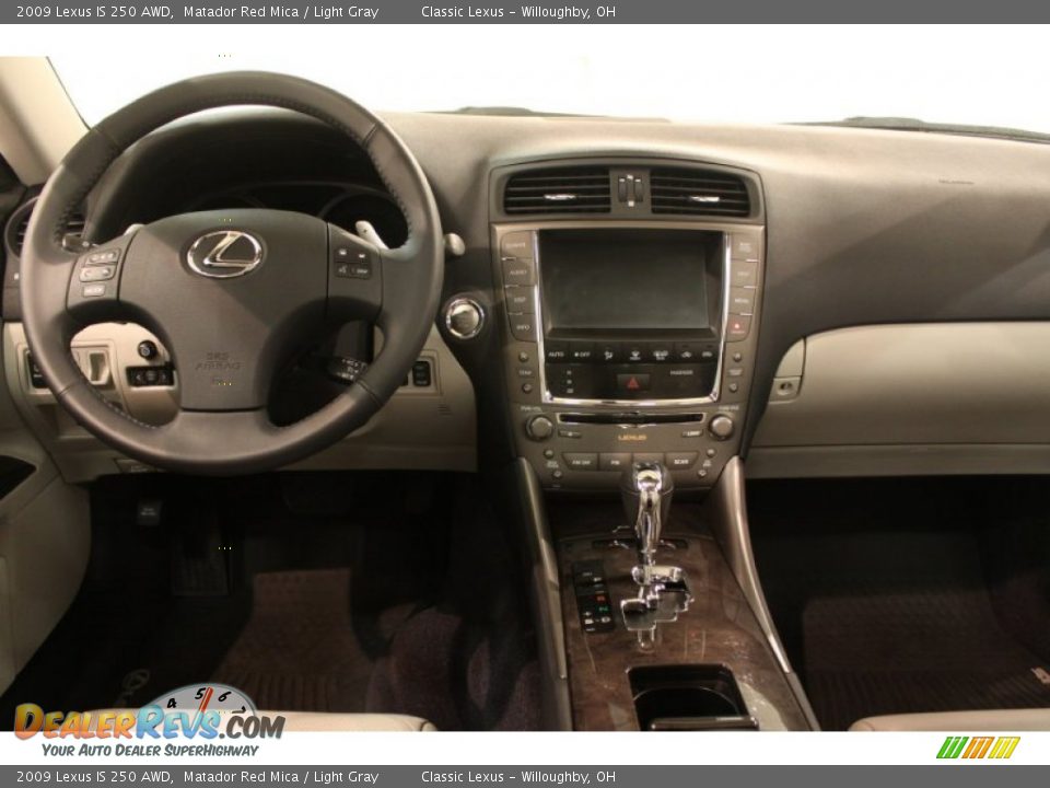 2009 Lexus IS 250 AWD Matador Red Mica / Light Gray Photo #27