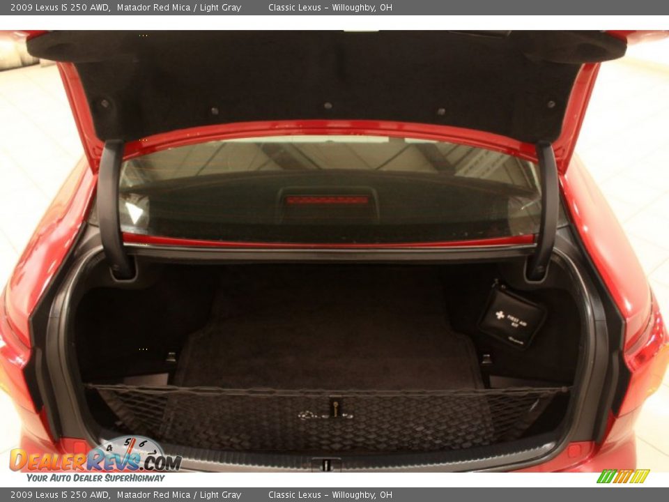 2009 Lexus IS 250 AWD Matador Red Mica / Light Gray Photo #28