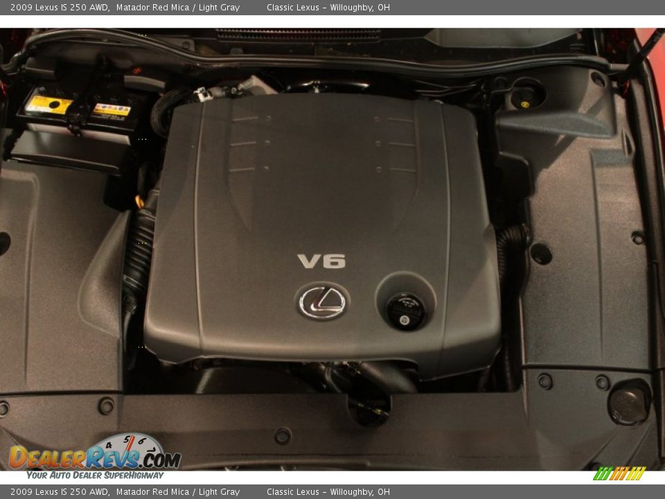 2009 Lexus IS 250 AWD Matador Red Mica / Light Gray Photo #29