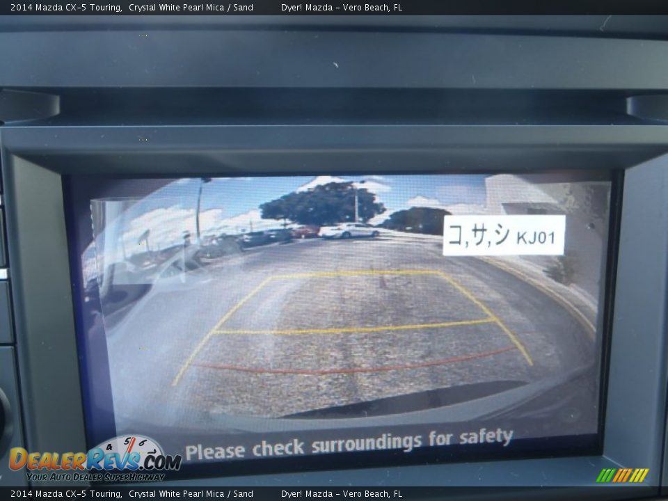 2014 Mazda CX-5 Touring Crystal White Pearl Mica / Sand Photo #15