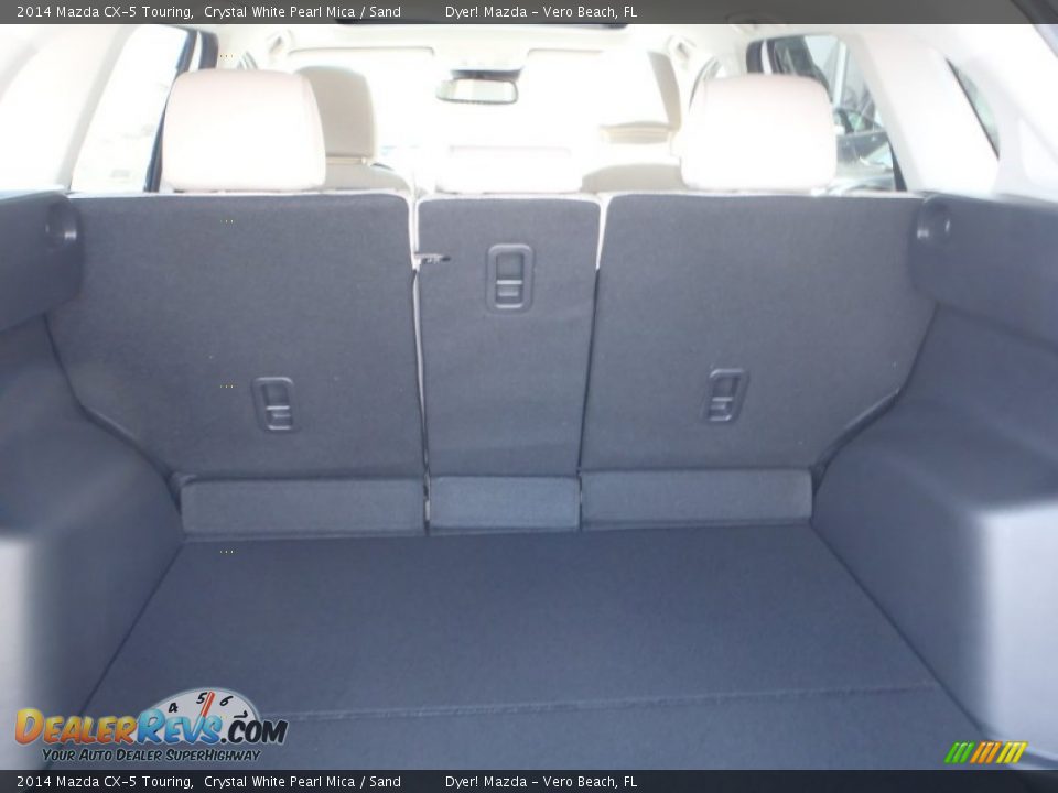 2014 Mazda CX-5 Touring Crystal White Pearl Mica / Sand Photo #20
