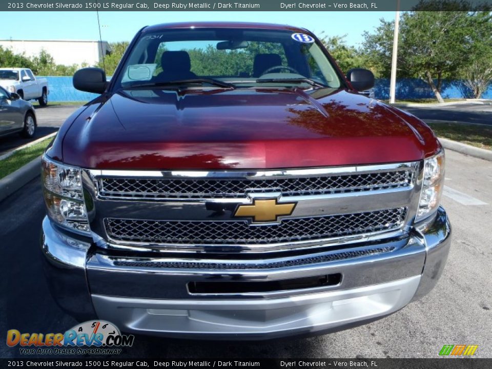 2013 Chevrolet Silverado 1500 LS Regular Cab Deep Ruby Metallic / Dark Titanium Photo #2