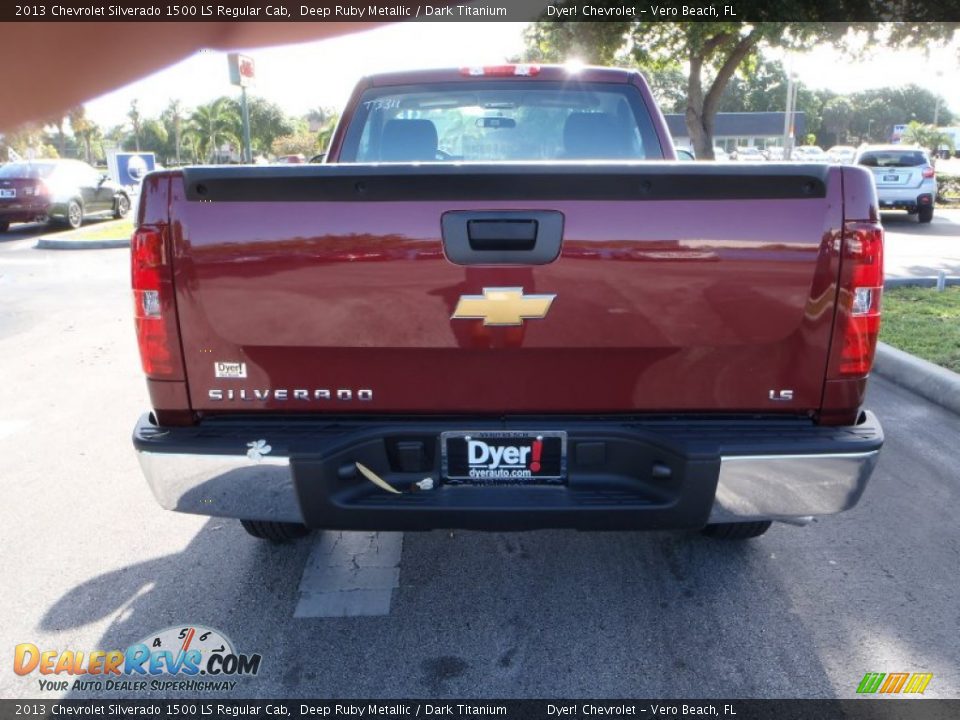 2013 Chevrolet Silverado 1500 LS Regular Cab Deep Ruby Metallic / Dark Titanium Photo #5