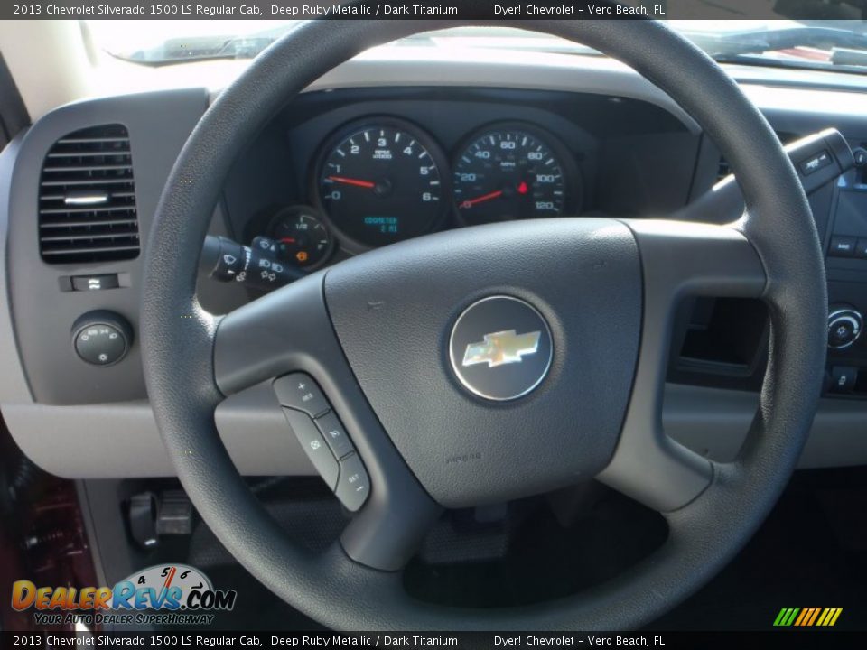 2013 Chevrolet Silverado 1500 LS Regular Cab Steering Wheel Photo #13