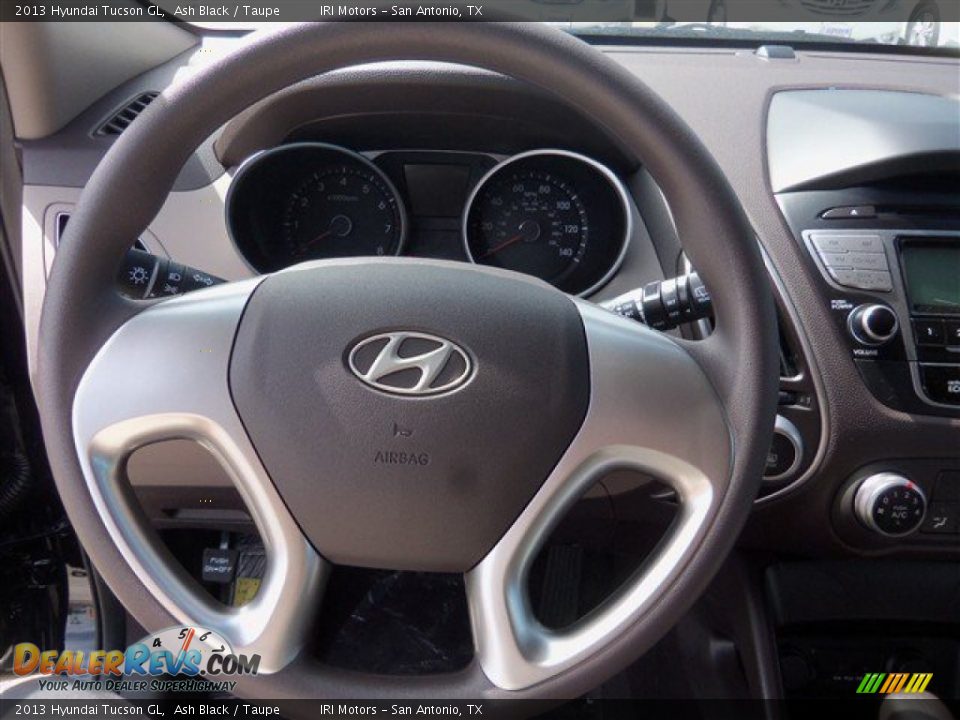 2013 Hyundai Tucson GL Ash Black / Taupe Photo #14