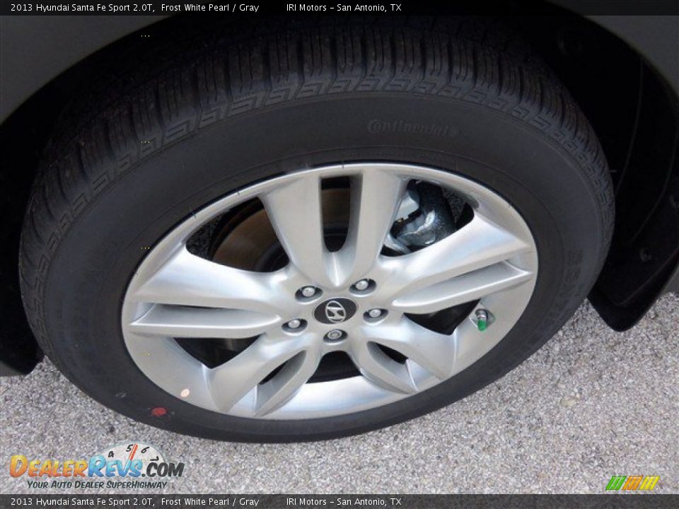 2013 Hyundai Santa Fe Sport 2.0T Frost White Pearl / Gray Photo #3