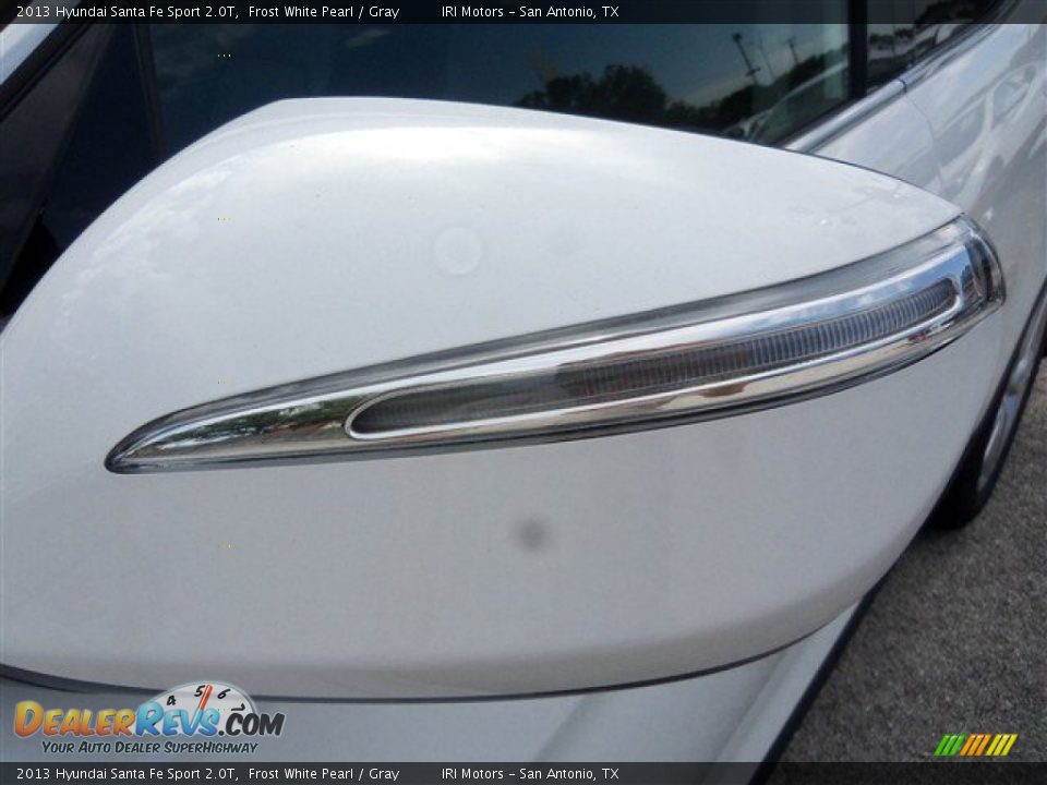 2013 Hyundai Santa Fe Sport 2.0T Frost White Pearl / Gray Photo #4