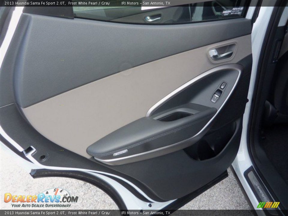 2013 Hyundai Santa Fe Sport 2.0T Frost White Pearl / Gray Photo #11